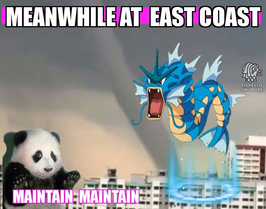 シンガポール 竜巻 ！ イーストコースト出現！