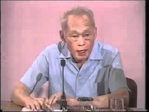 シンガポールリークアンユ、ISAに関しスピーチ