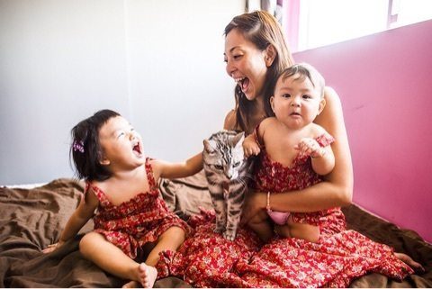 【日記ちゃんブログ】シンガポール家族記念撮影3