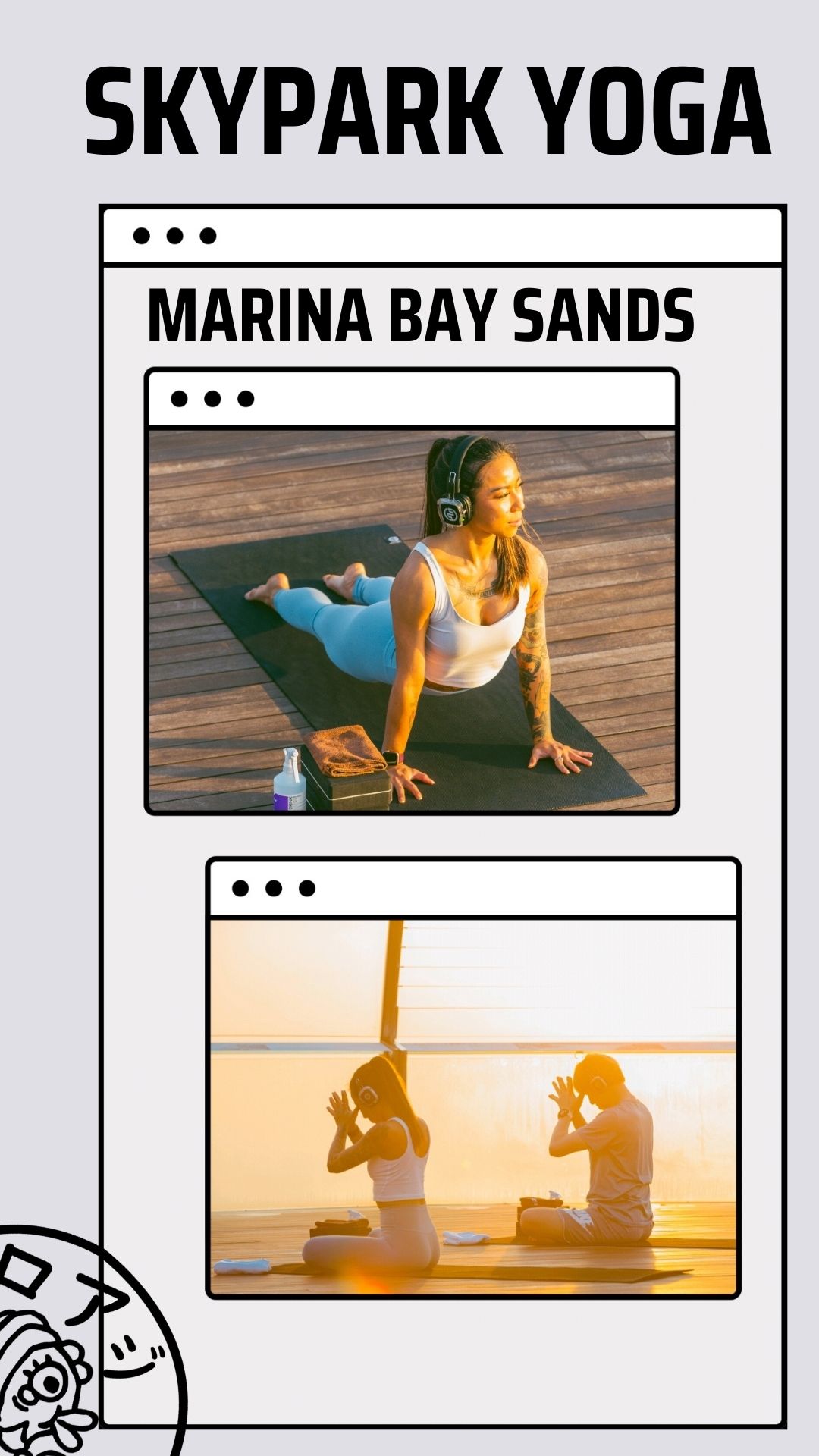 シンガポール マリーナベイ ヨガ 1