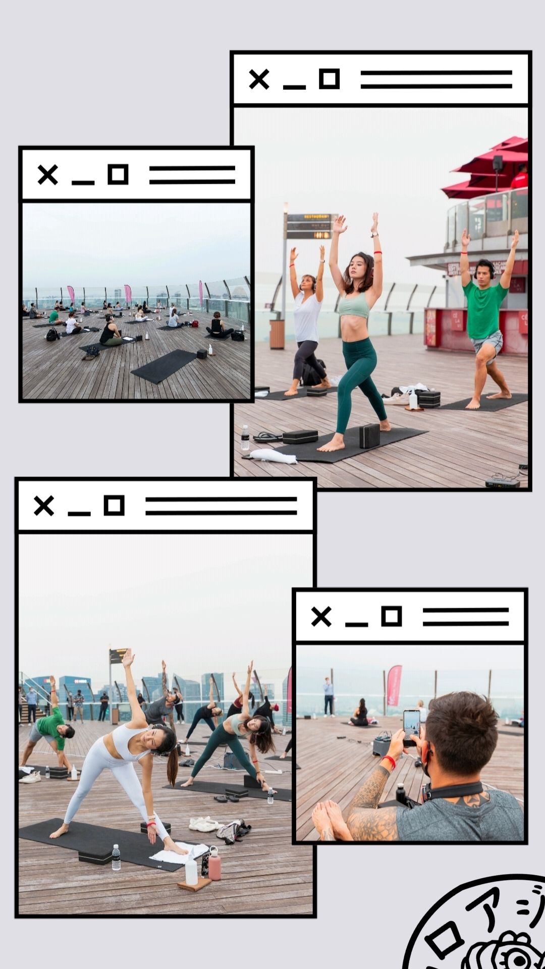 シンガポール マリーナベイ ヨガ 4