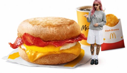 朝マック民へ。 $5マックマフィン始まったぞ！
