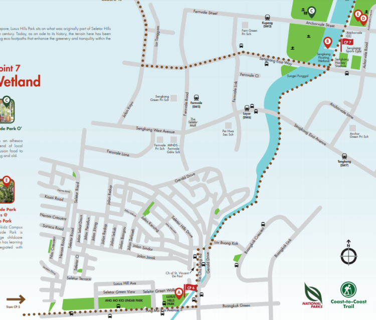 シンガポール 散歩コース CP7 ハロアジ